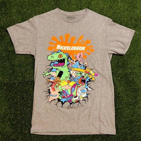 Nickelodeon Other - Vintage Nickelodeon Character Lineup Graphic Tee
